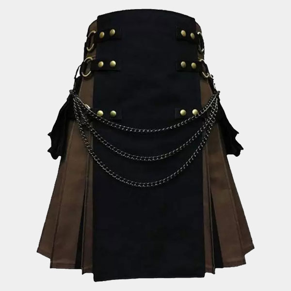 Modern utility kilt for men