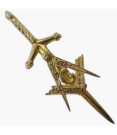 Antique Masonic Kilt Pin