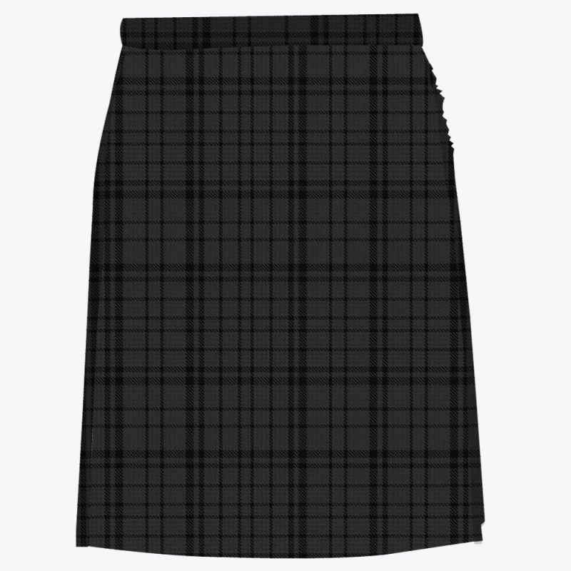 Black Shadow Women Tartan Kilt