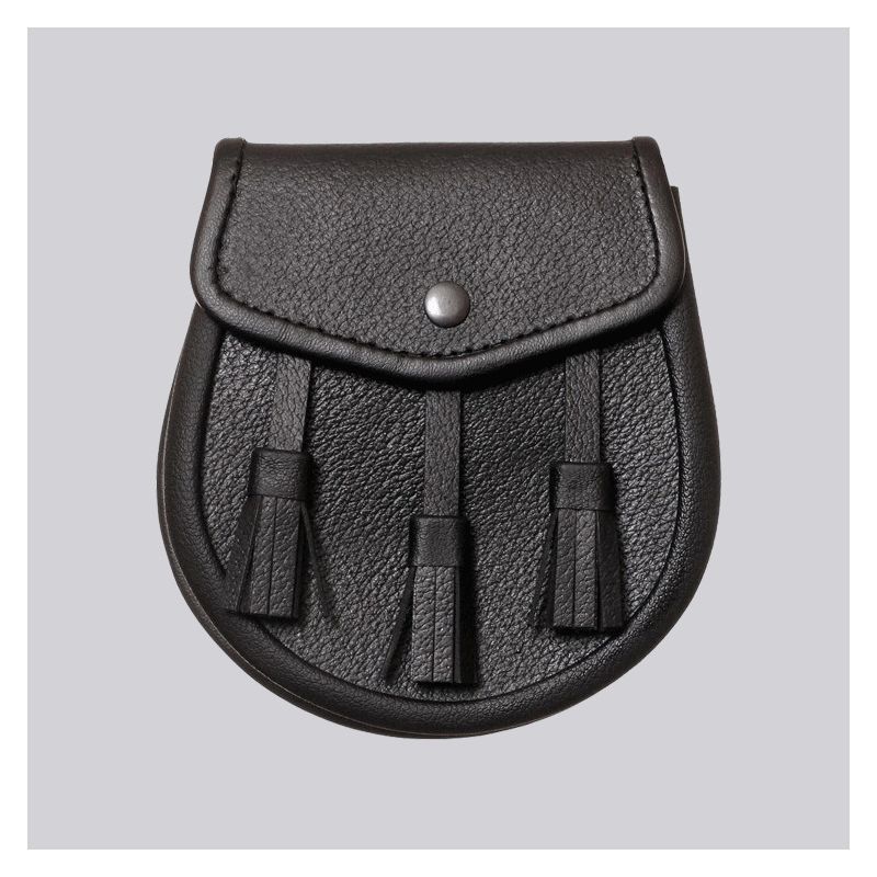 Black Leather Sporran Black Leather Sporran