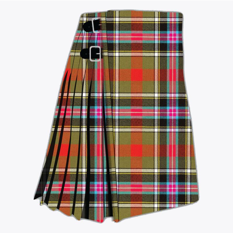 Clan Bruce Of Kinnaird Ancient Tartan Kilt
