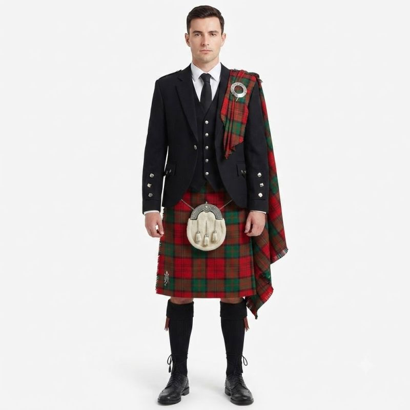 Dunbar Tartan And Argyle Jacket Kilt Outfit Dunbar Tartan And Argyle Jacket Kilt Outfit