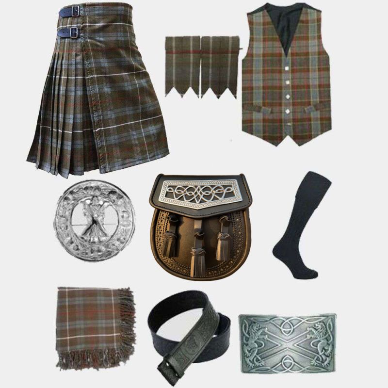 Fraser Weathered Tartan Kilt Deal Fraser Weathered Tartan Kilt Deal