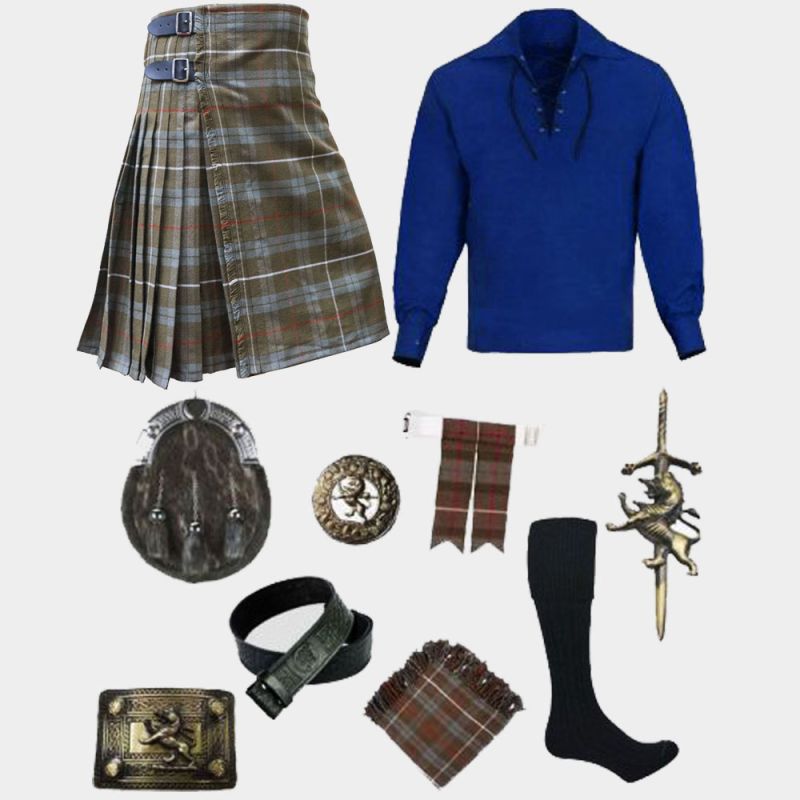 Fraser Weathered Tartan & Scottish Blue Ghillie Shirt Accessories Deal Fraser Weathered Tartan & Scottish Blue Ghillie Shirt Accessories Deal