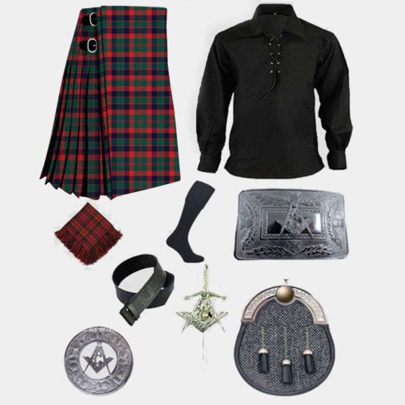 Glasgow Tartan Kilt Outfit Package Deal Glasgow Tartan Kilt Outfit Package Deal