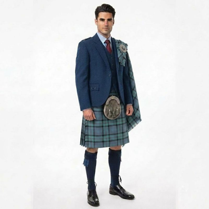 Gunn Hebridean Tartan Kilt Outfit Tweed Jacket Gunn Hebridean Tartan Kilt Outfit Tweed Jacket