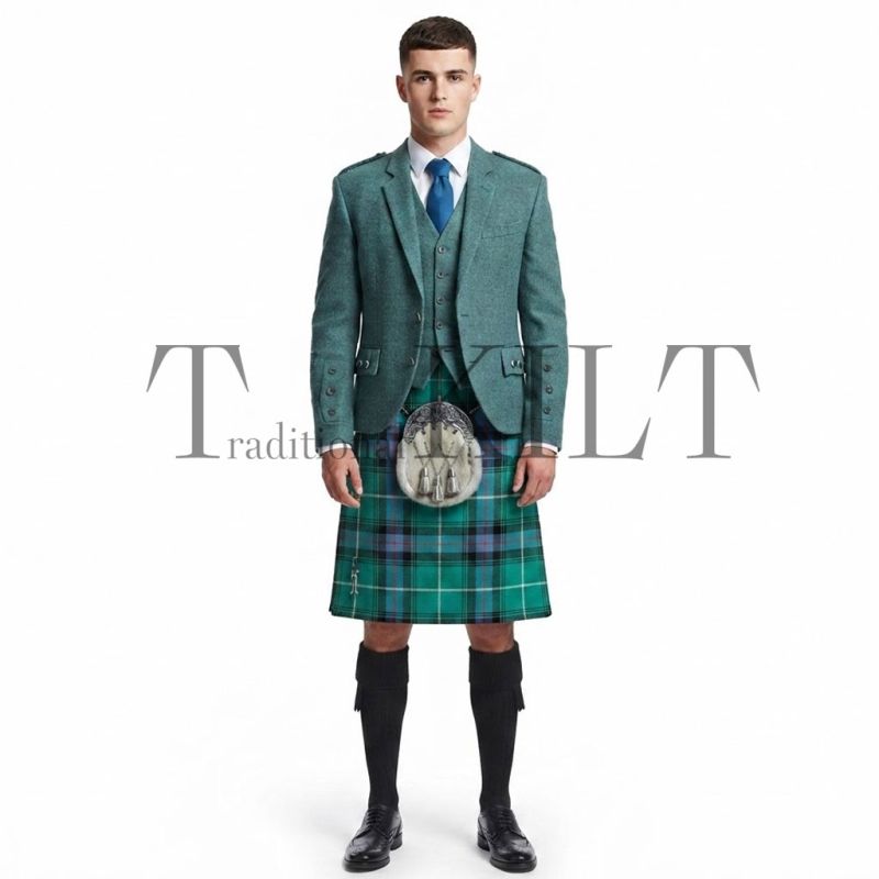 Lovat Green Crail Jacket & Waistcoat Kilt outfit Lovat Green Crail Jacket & Waistcoat Kilt outfit