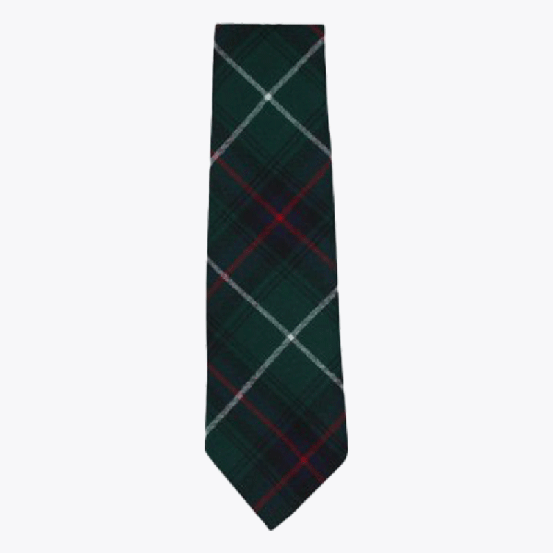 MacDonald Lord of the Isles Green Tartan Tie
