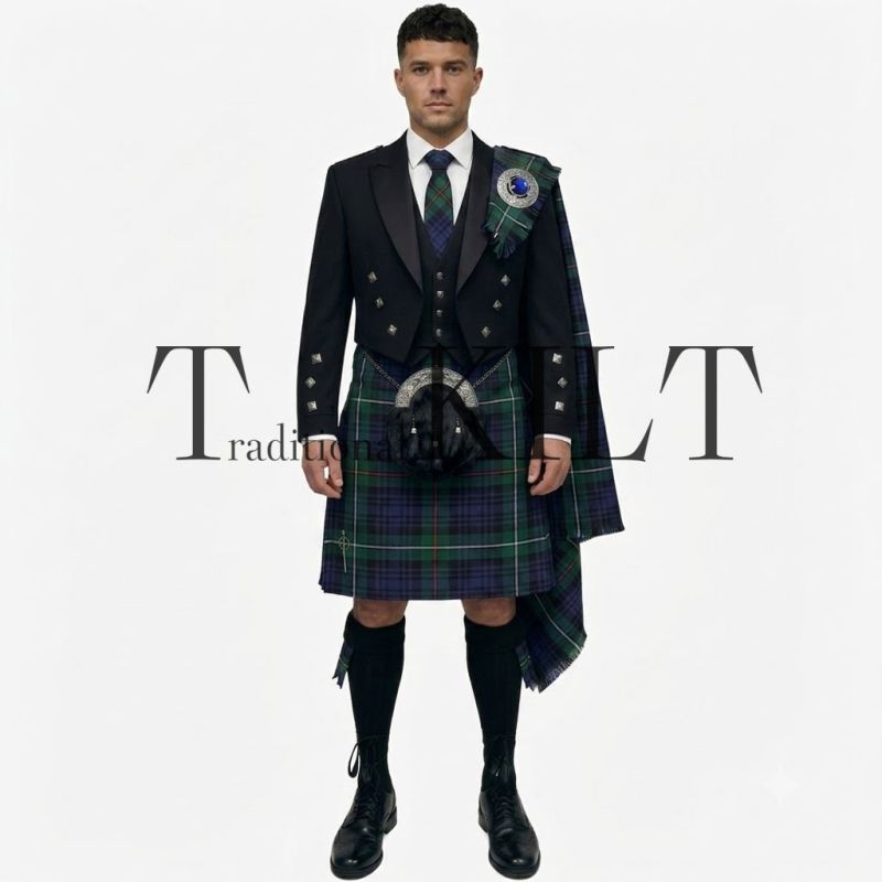Mackenzie Tartan Prince Charlie Kilt Outfit Mackenzie Tartan Prince Charlie Kilt Outfit