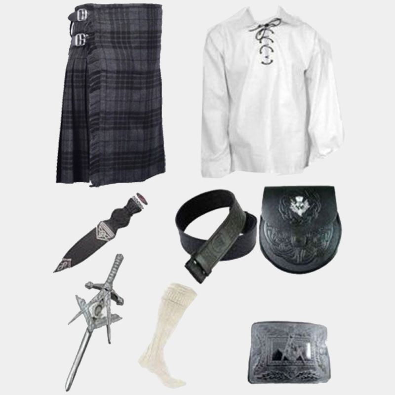 Night Watch Tartan Kilt & with White Shirt Deal
Night Watch Tartan Kilt & with White Shirt Deal