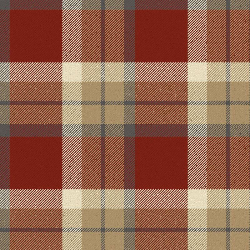 Plaid Wine Tartan Kilt
