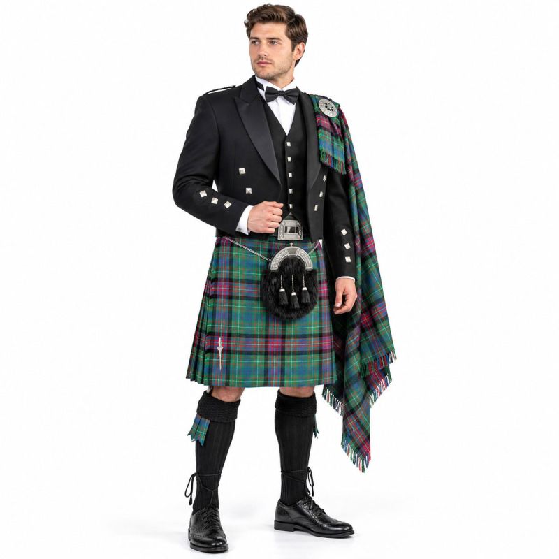 Rankin Ancient Tartan Kilt Outfit With Prince Charlie Jacket Rankin Ancient Tartan Kilt Outfit With Prince Charlie Jacket
