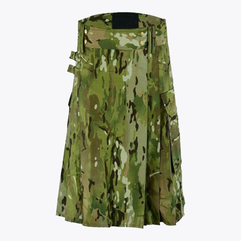 Tactical Multicam Utility Kilt For Men
