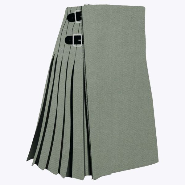 Blue Weathered Plain Tartan Kil