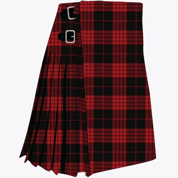 Cameron Black and Red Dress Modern Tartan Kilt