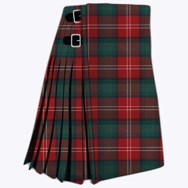 Chisholm Red Modern Tartan Kilt