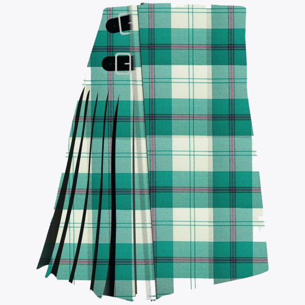 Cunningham Mint Tartan Kilt