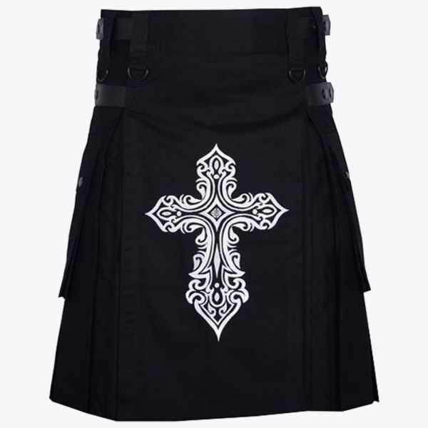 Embroidered Celtic Kilt