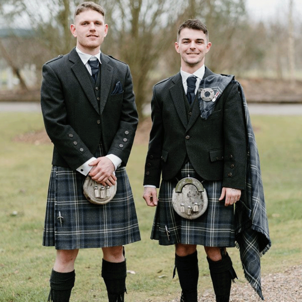 Highland Storm Tartan Kilt