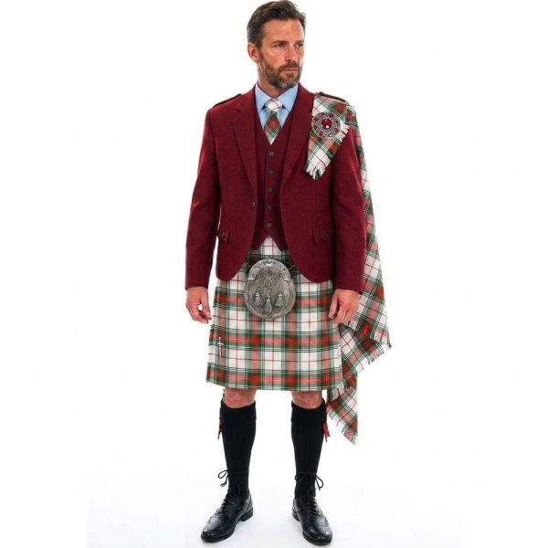 House of  Stuart Tartan Kilt Outfit