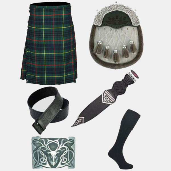 Hunting Stewart Tartan Kilt & Accessories Deal