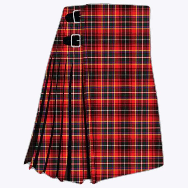 Innes Red Modern Tartan Kilt