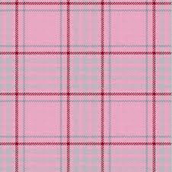 Komen Rose Plaid Tartan Kilt