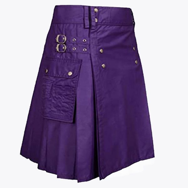 Purple Utility Kilt For Men and Women
