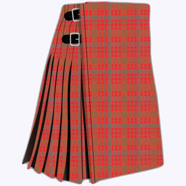 Ross Red Weathered Tartan Kilt