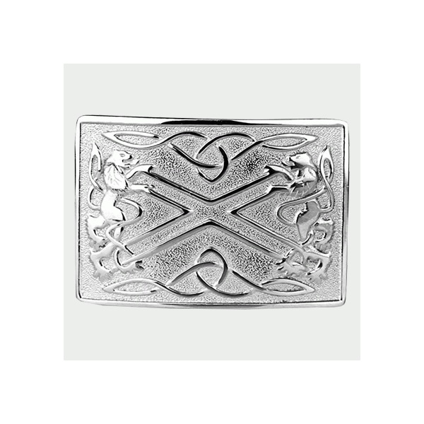 Silver Chrome Kilt Buckle