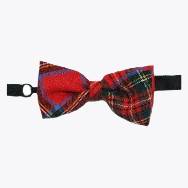 STEWART ROYAL MODERN TARTAN BOW TIE