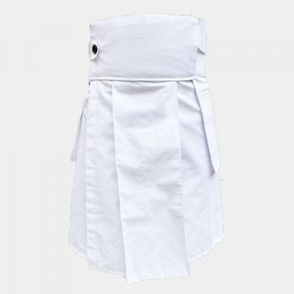 White Utility Kilt