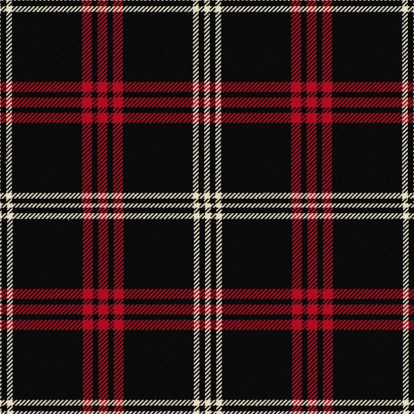 White Stripes Hunting Tartan Kilt