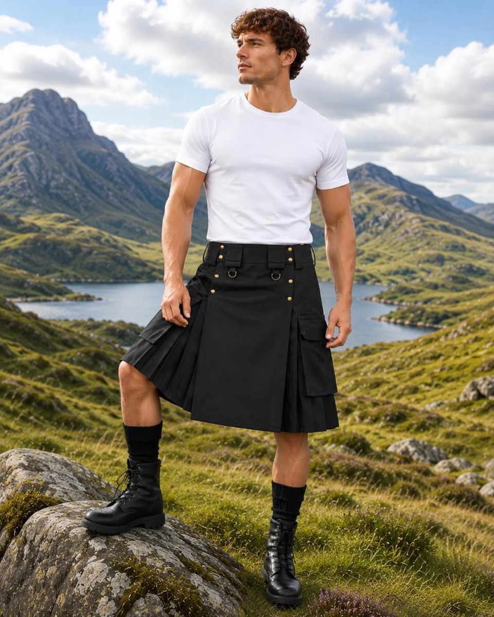 Modern Utility Kilt Outfit