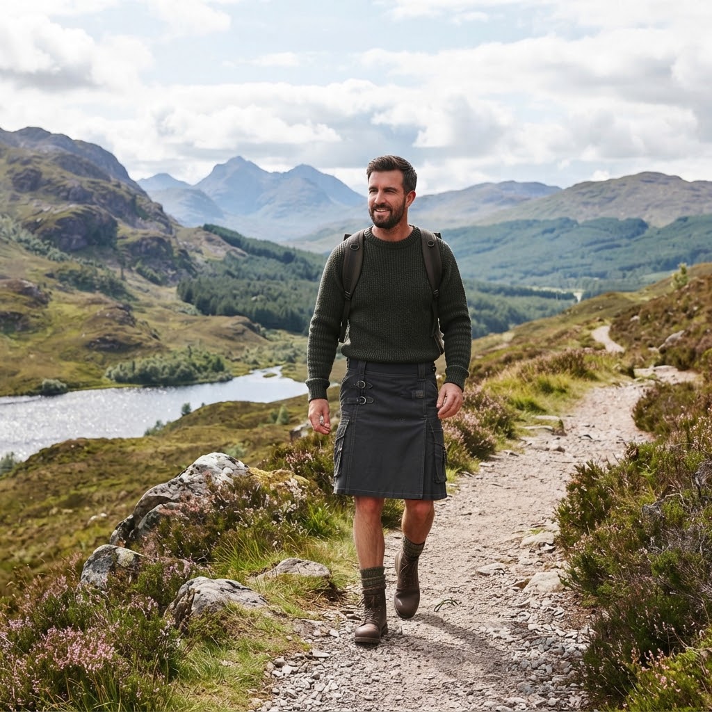 Modern Utility Kilt Outfit