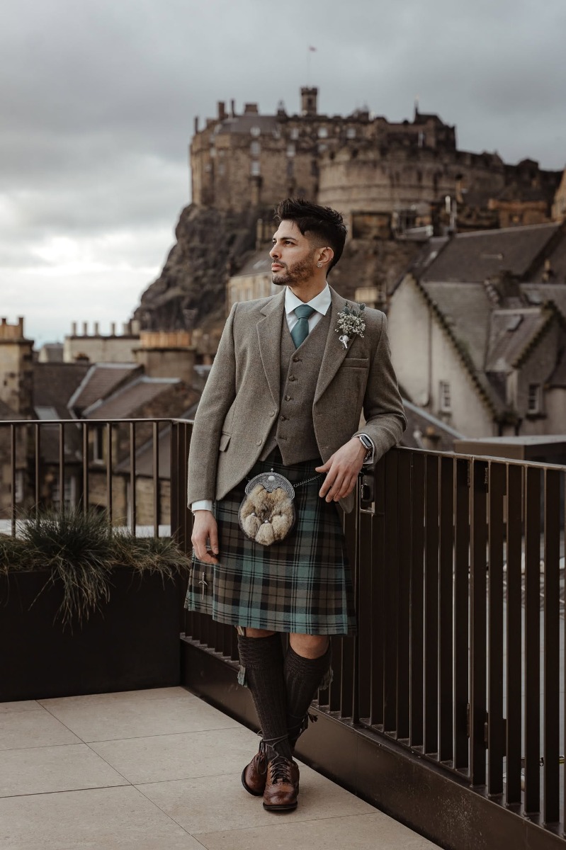 Scottish kilt jacket